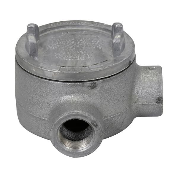 Crouse-Hinds Eaton Crouse-Hinds series Condulet GUA conduit outlet box with cover GUAL69 - main