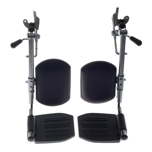 Medline Gray Elevating Leg Rest for Wheelchairs WCA806985E - main