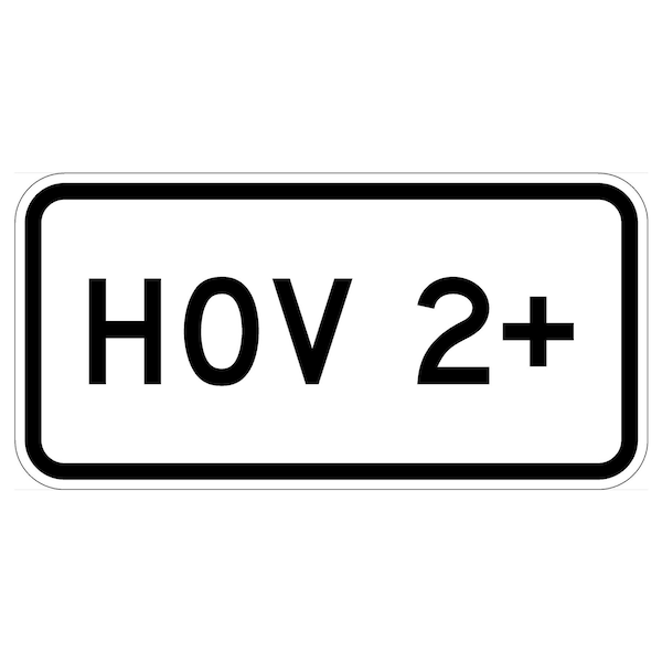 Sign Solutions Usa Traffic Sign, 24 in Width, Aluminum Sign, Horizontal Rectangle DUS10DWT2412R3-5cP - main