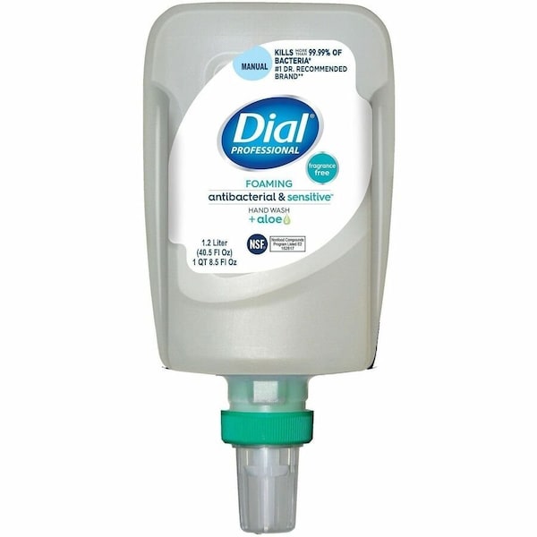 Dial Hand Soap, Antibacterial, Dye Free, Hypoallergenic, Fragrance Free, 3 PK 32100 - main