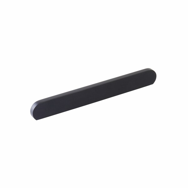 Schaub 8-7/8in Cafe Modern Oval Cabinet Pull with 6-5/16in and 8in Center to Center Matte Black Finish 10043-MB - main