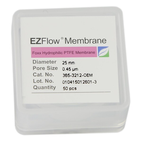 Foxx Life Sciences EZFlow Glass Fiber Membrane Filters, 1.0 um, 90 mm Diameter Disc Prefilters, 25PK 36C-9831-FLS - main