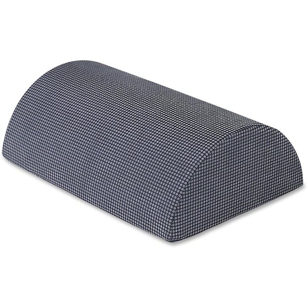 Safco HALF-CYLINDER PADDED FOOT CUSHION, 17.5W X 11.5D X 6.25H, BLACK 92311 - main