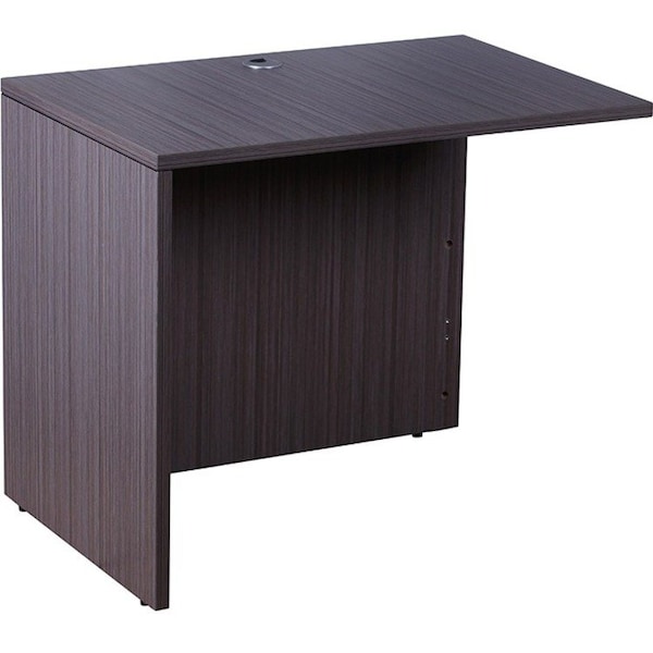 Boss Desk Return Reversible Return, 36" x 24", Driftwood, Driftwood N192-DW - main