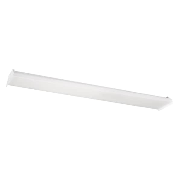 Keystone 33W LED Wrap - 6.5in Wide, 4 ft. Long, 120-277V Input, Prismatic Lens, 5000K, 0-10V Dimmable, Genera KT-WLED33-4-850-VDIM /G2 - main