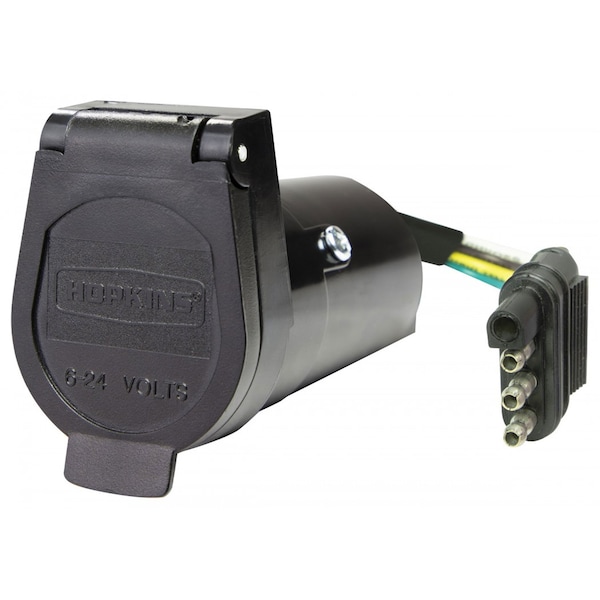 Hopkins Towing Solutions Hopkins 4 Flat To 7 Blade Adapter 47207 - main