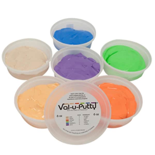 Fabrication Enterprises Val-U-Putty Exercise Putty, 6 oz - Set of 6 FA129061 - main