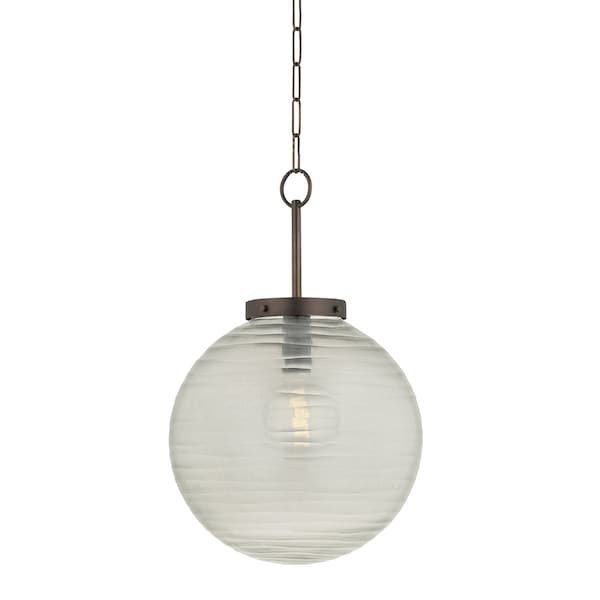 Hudson Valley Lighting Falls Mills 16 in. Pendant Distressed Bronze 9917-DB - main