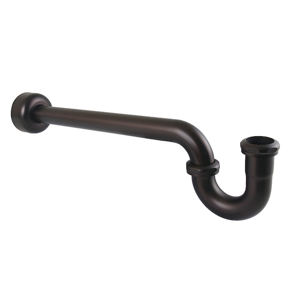 Kingston Brass 1-1/4 in. P-Trap with Box Flange, 18 in. Length, 18 Gauge, Oil Rubbed Bronze CC6185 - main
