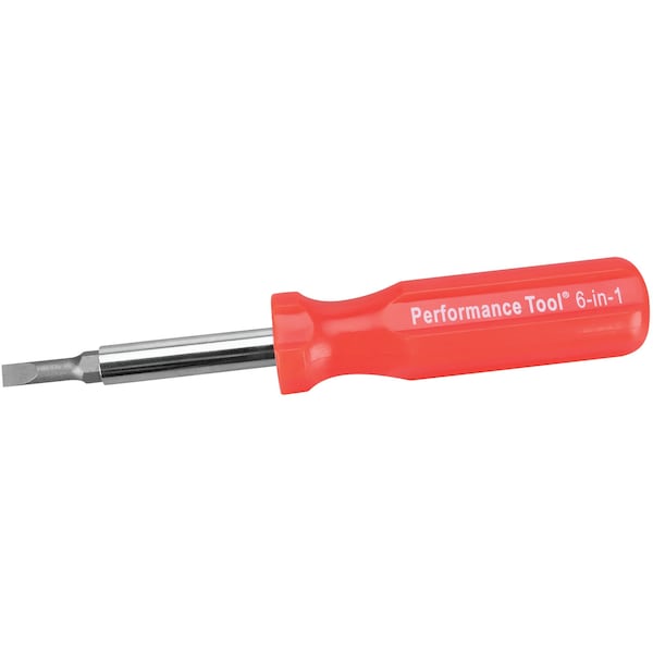 Performance Tool 6-In-1 Screwdriver Screwdriver 6-I, W975 W975 - main