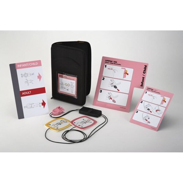 Stryker Physio-Control Defibrillator Electrodes, 4"H x 8"L x 6"W 11101-000017 - main