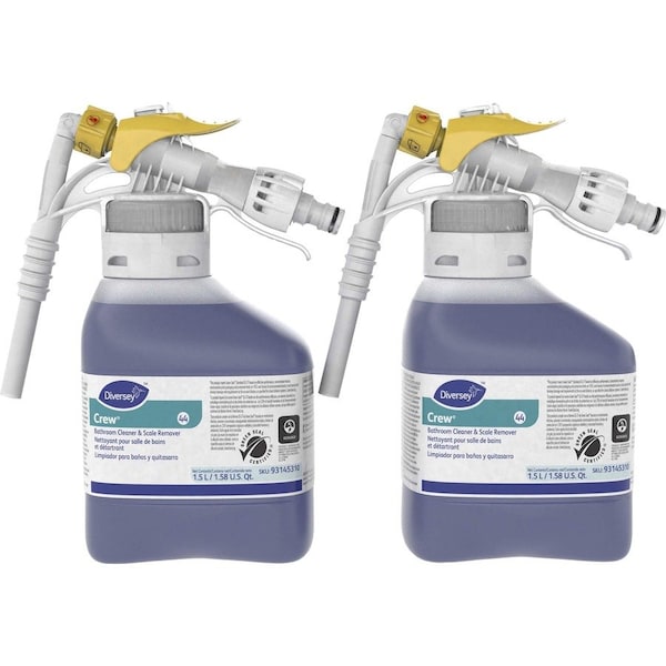 Diversey Bathroom Cleaner, 1.5L Hose End Connection Bottle, 2 PK 93145310 - main