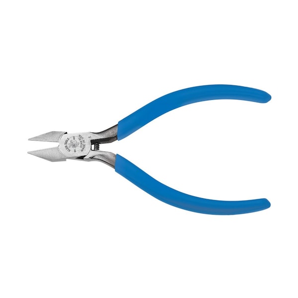 Klein Tools 5 1/8 in High Leverage Diagonal Cutting Plier Flush Cut Pointed Nose Uninsulated D244-5C - main