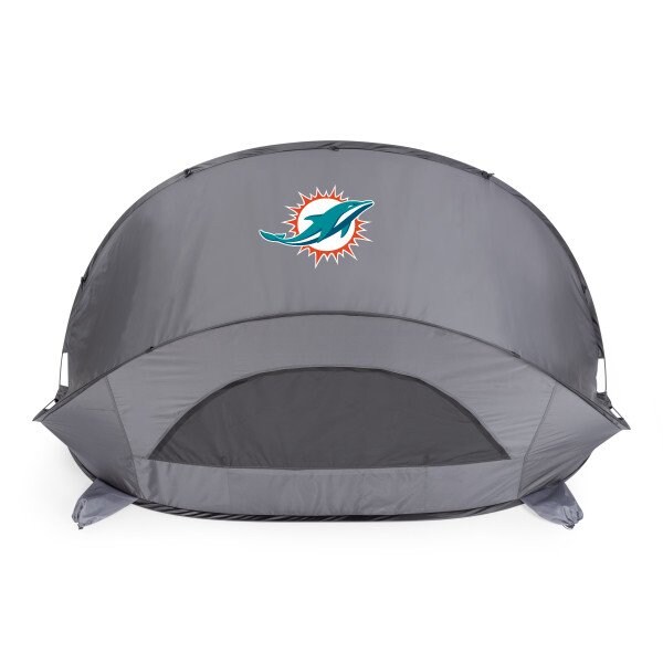 Picnic Time Family Of Brands Miami Dolphins - Manta Portable Beach Tent, (Gray) 113-00-105-174-2 - main