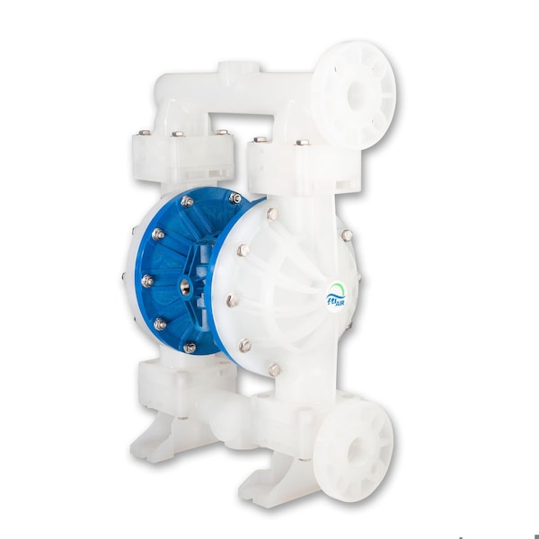 Finish Thompson Double Diaphragm Pump, Polypropyle, 1.5 in FT15ZP-PP-2TPC-N1 - main