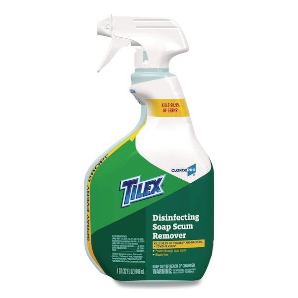 Tilex CloroxPro Disinfecting Soap Scum Remover Spray, Unscented, 32 oz Smart Tube Spray 35604 - main