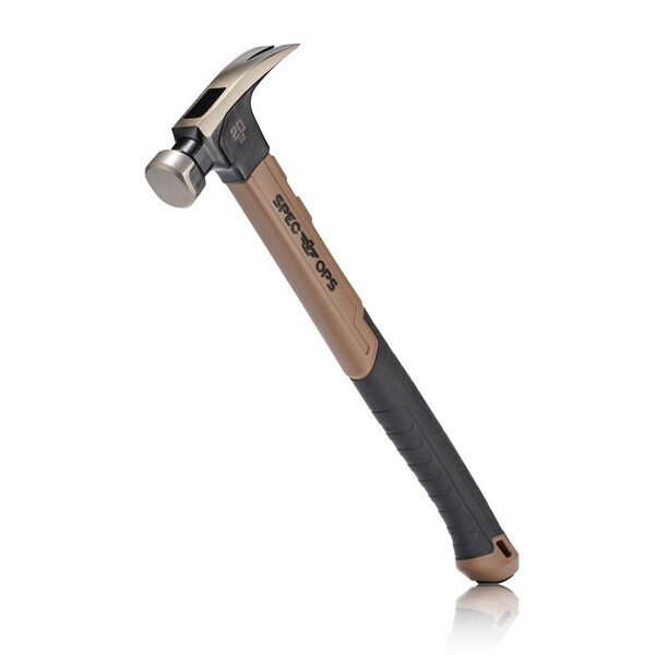 Spec Ops 20 oz Fiberglass Hammer, 16 Inch, Rip Claw, Shock-Absorbing Grip SPEC-M20FG16 - main