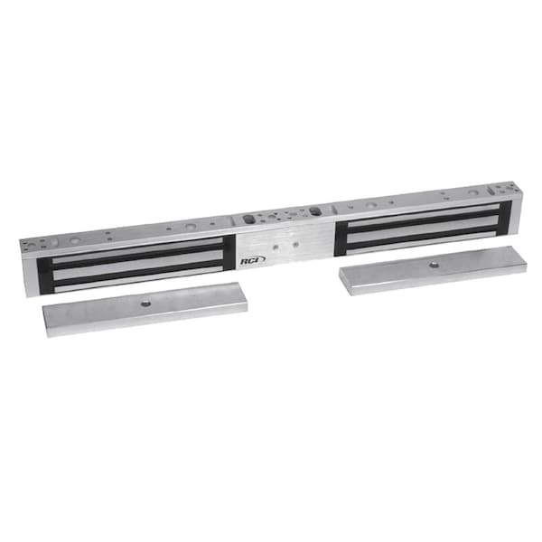Rci Double 750 Lb. Minimag, 12/24 VDC, Security Condition Sensor, Double Outswing Doors, Brushed Alumin 8372 2SCS 28 - main