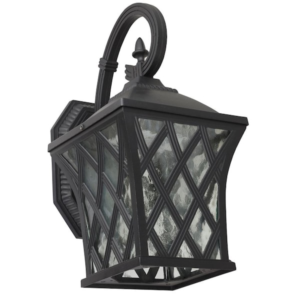 Sunlite LED Black Coach Light Outdoor Fixture, 9W Multi-Volt