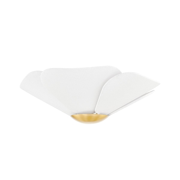 Mitzi Home Ec. X Madeline 1 Light Flush Mount 14 In. Aged Brass H814501-AGB - main