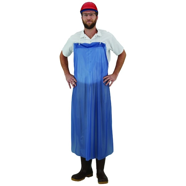 Workhorse Vinyl Protective Apron, Raw Edges, 6-Mil, 12PK E54215265 - main