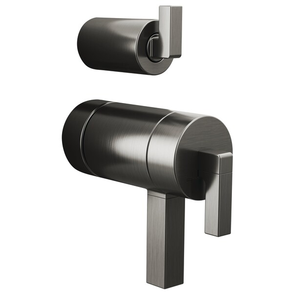 Brizo Frank Lloyd Wright: TempAssure Thermostatic Valve with Integrated Diverter Trim Lever Handle Kit HL7522-SL - main