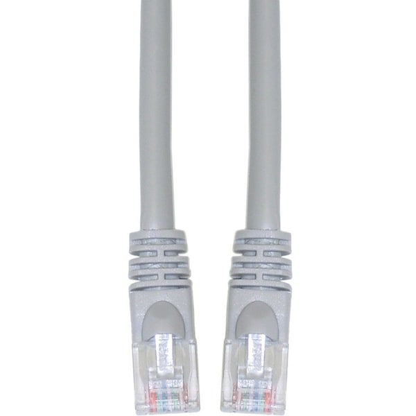 Cable Wholesale Cat5e Gray Copper Ethernet Patch Cable, Snagless/Molded Boot, POE Compliant, 200 foot 10X6-021200 - main