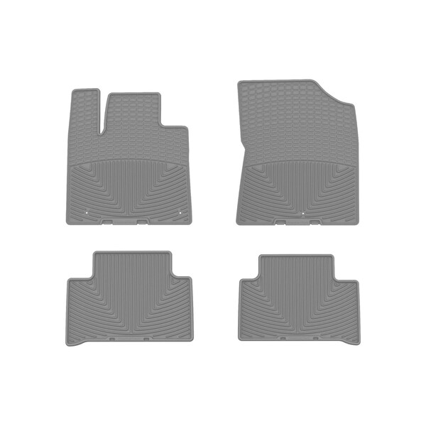 Weathertech Grey, Front and Rear All Weather Floor Mats W381GR-W546GR - main