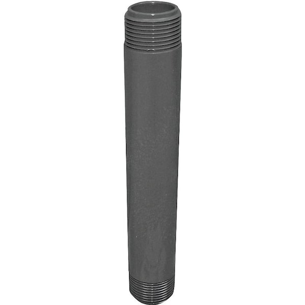 Genova Products LASCO 207080BC Pipe Nipple, 3/4 in, PVC, SCH 80 Schedule, 8 in L 3404080 - main