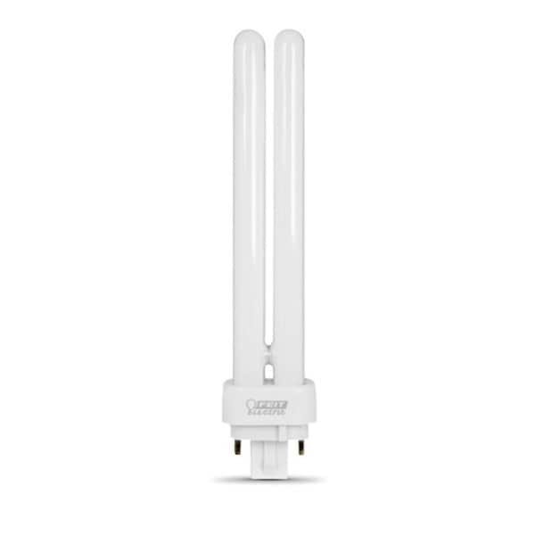 Feit Electric Fluorescent Bulb, 26 W, PL Lamp, G24Q3 Lamp Base, 1600 Lumens, 2700 K Color Temp, Soft White Light PLD26E - main