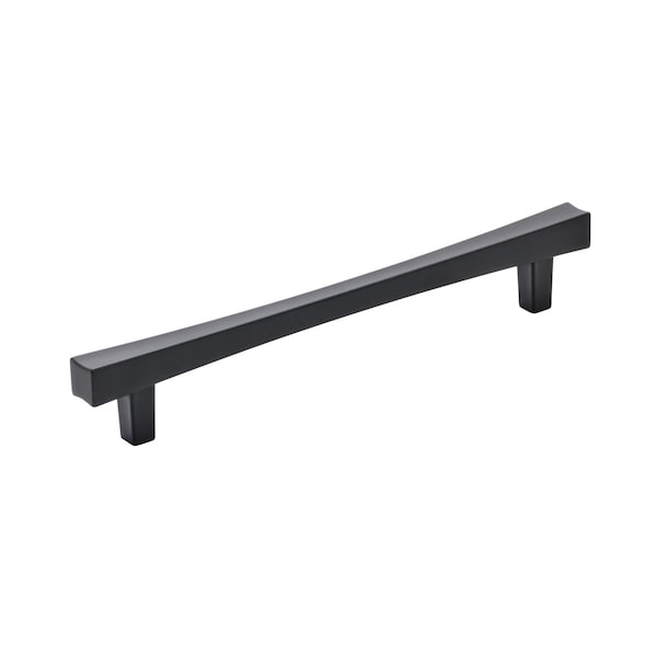 Amerock Pailou 6-5/16 inch (160mm) Center-to-Center Matte Black Cabinet Pull, 10PK 10VMP37324MB - main