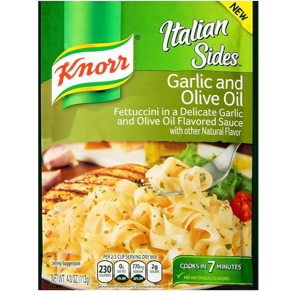 Knorr Professional Knorr Italian Garlic and Olive Oil Pasta Side Meal, 4 Ounce, 8PK 84154 - main