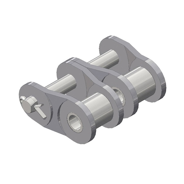 Senqcia Hi-Max Double Strand Cotter Pin Offset Link, 140-2 chain, 1-3/4 P, 1/2 Dia Pin 140-2HMOL - main