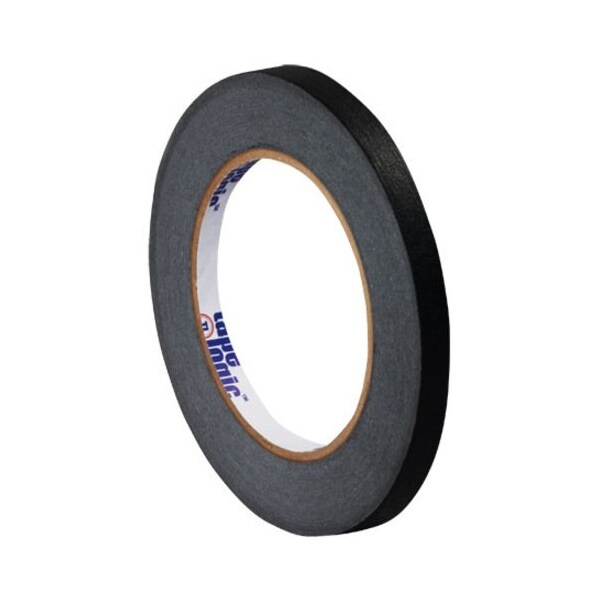 Box Partners Tape Logic 0.25 in. x 60 yards Black Masking Tape, 144PK T931003B - main