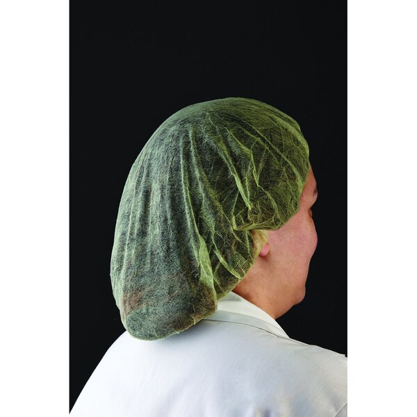 Workhorse Color-Coded Latex Free Bouffant Hair Net Caps, 100PK E5420467 - main