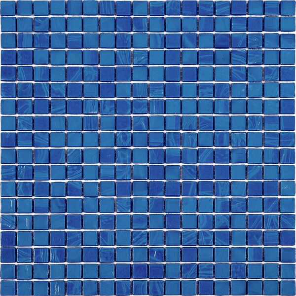 Apollo Tile Skosh 11.6inx11.6in Glossy Sapphire Blue Glass Mosaic Wall and Floor Tile 18.69 sqft/case, 20PK APLNB88BL561A - main