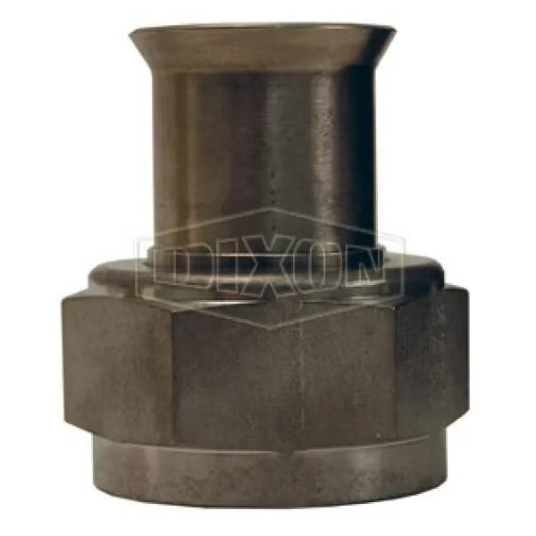 Dixon Straight Hose Fitting, 3/4-16 x 1/2 in Nominal, 37Deg Female SAE/JIC x Weld End Style, 304 SS, Domes SFMF500 - main