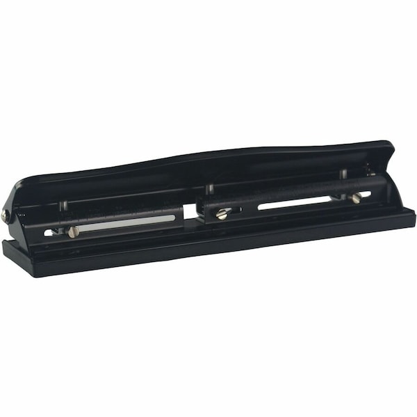Business Source Manual Paper Hole Punch, Black, Round BSN65645 - main