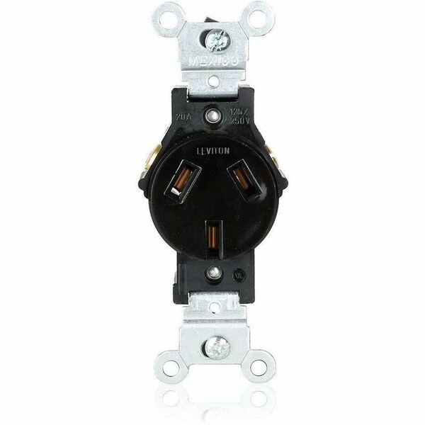 Leviton Commercial Grade Single Receptacle, 20 Amp, 125/250 Volt 5032 - main