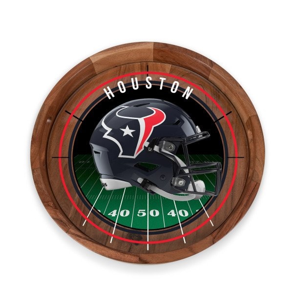 Picnic Time Family Of Brands NFL Houston Texans - Barista Serving Tray with Glass Insert 907-09-511-134-2 - main