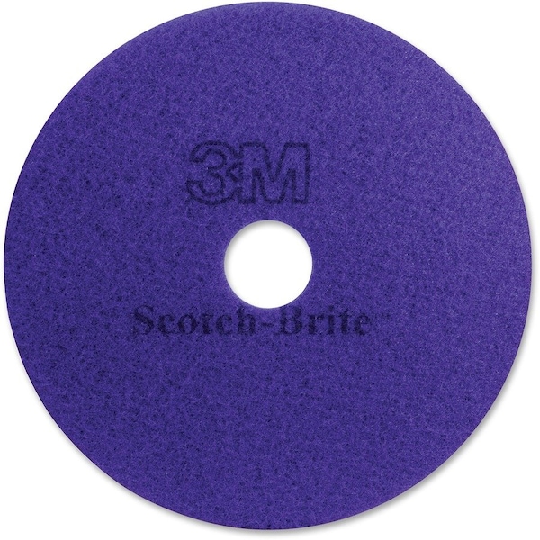 Scotch-Brite Diamond Floor Pad Plus, 20 In, Purple, PK5 23894 - main