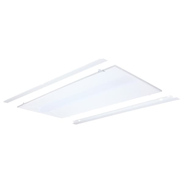 Nuvo 50/40/30W LED 2x4 Center Basket Troffer Retrofit Kit CCT Dimmable 120-277V Matte White Finish 65/1302 - main