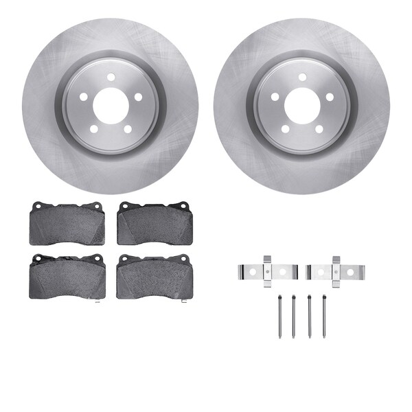 Dynamic Friction Co DFC Brake Rotor with 5000 Brake Pads and Hardware Kit 6512-99061 - main