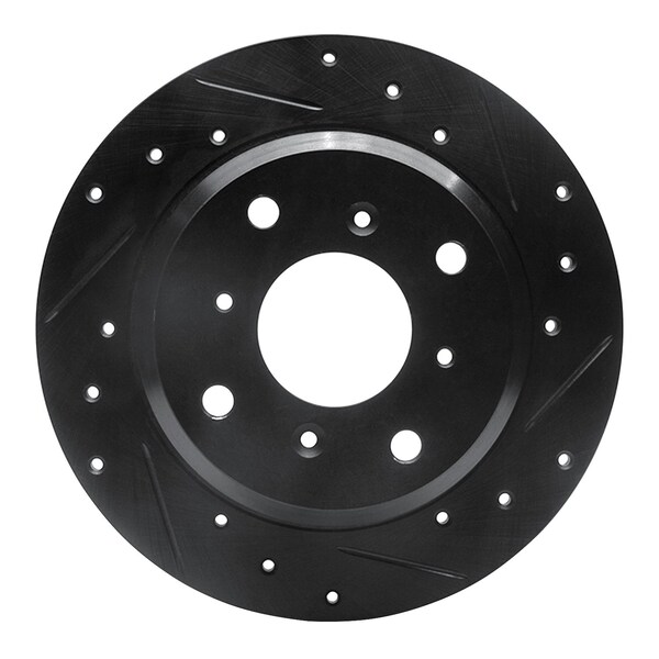 Dynamic Friction Co DFC Brake Rotor - Drilled and Slotted - Black 633-58002R - main