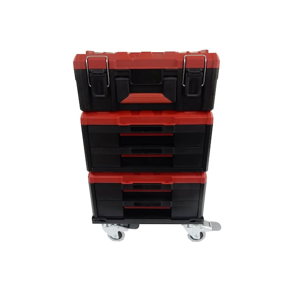 Shuter Toolbox Stacakble Kit - 3 Tier TB1 + (two) TB2 and Mobile Base 1011082 - main