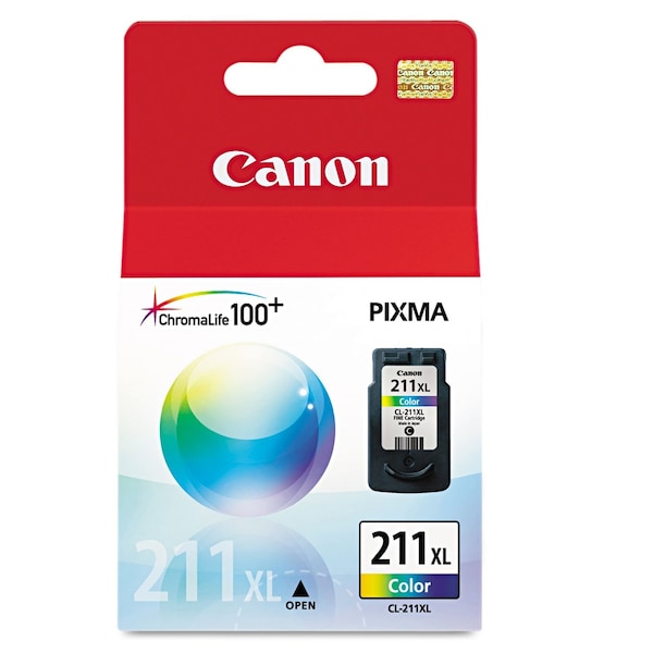 Canon Ink Cartridge, Cl211Xl, Mp240, Col 2975B001 - main