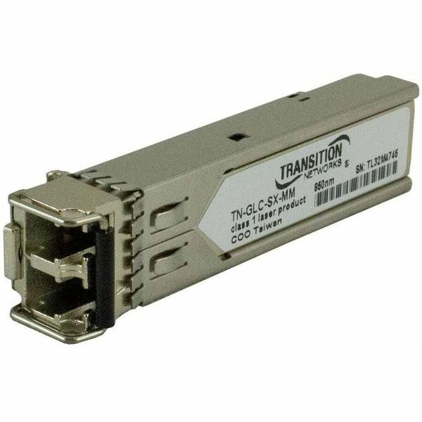 Transition Networks TRANSCEIVER- SFP, CC, 1000BASE-SX, MM LC, 550M, 3.3V TN-GLC-SX-MM - main