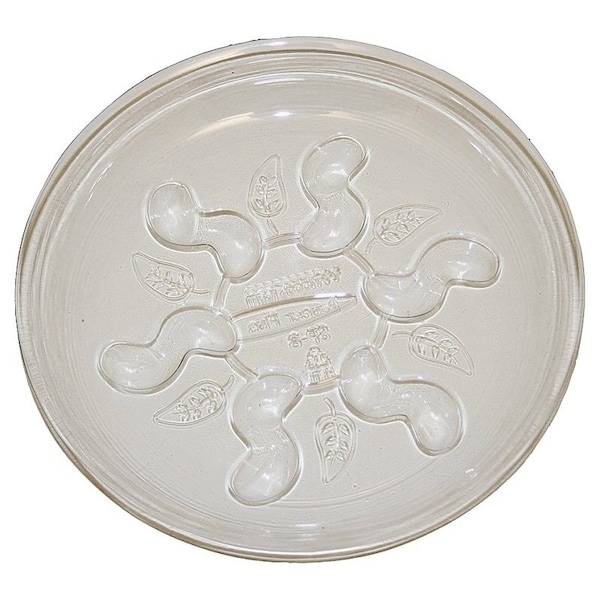 Gardeners Blue Ribbon Saucer Plus Plant Saucer, 10 in Dia, Plastic, Clear SP10 - main