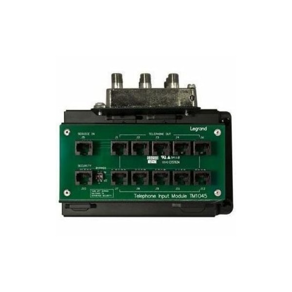 On-Q 10x8 Combo Module RJ45 with RJ31X - Black - 5" Height x 6" Width - Black - Steel CO1045 - main