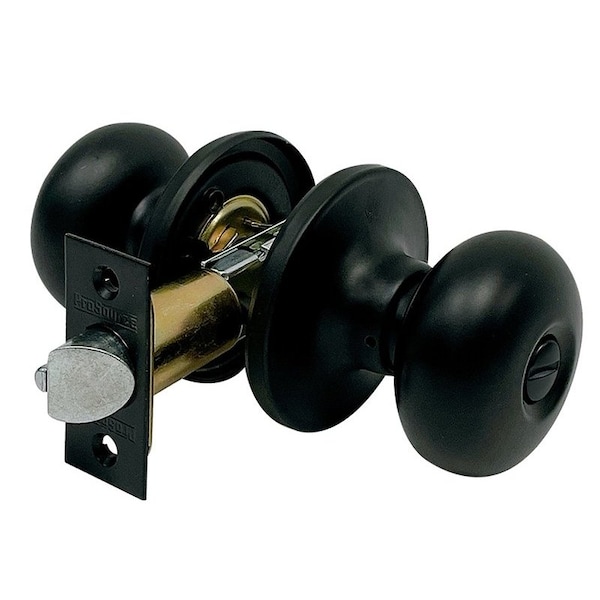 Prosource Privacy Lock, Tubular Knob, Matte Black TFX910BSR4V24 - main